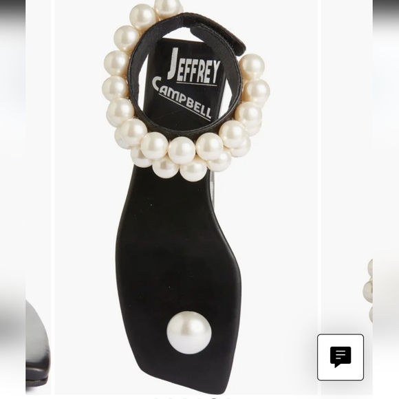 Jeffrey Campbell Chateau Sandals Black Size 9 - Picture 2 of 11